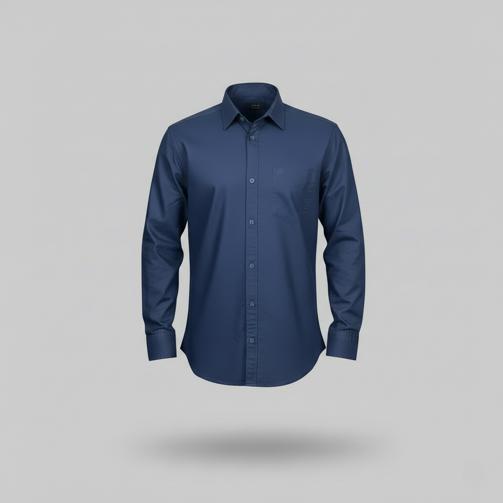 Oxford Fabric Full Sleeve Shirt